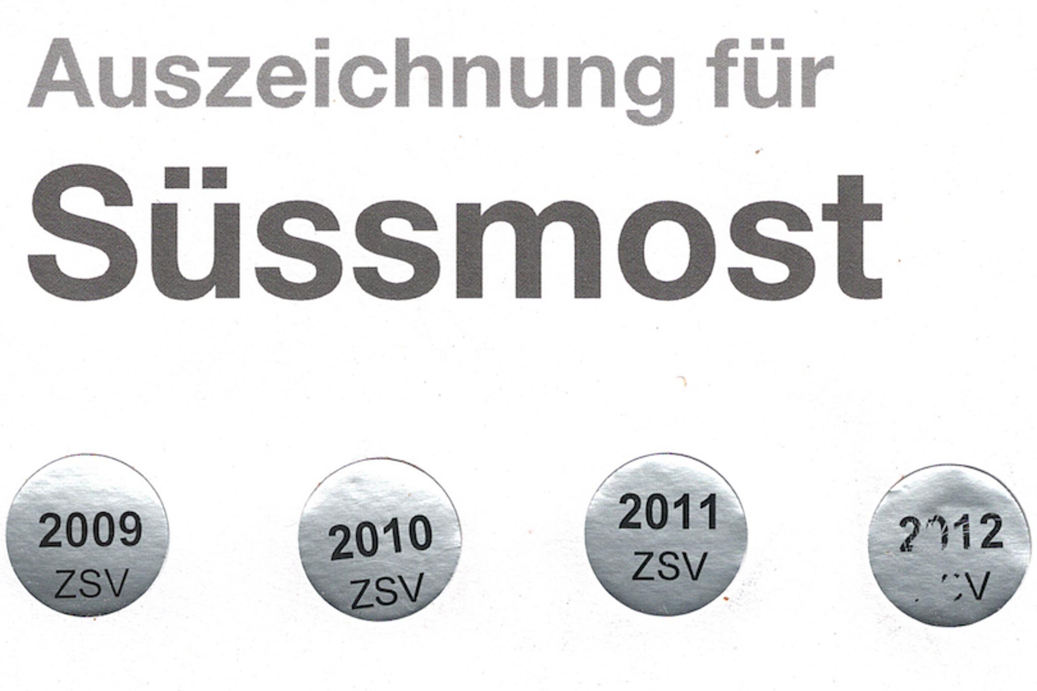 Auszeichnungen 2009-2012
