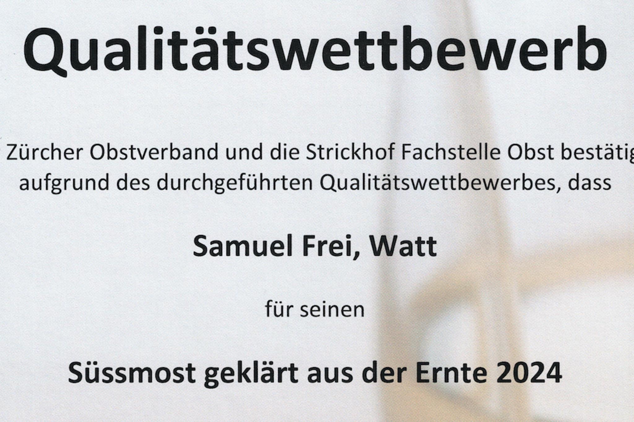 Auszeichnung 2024