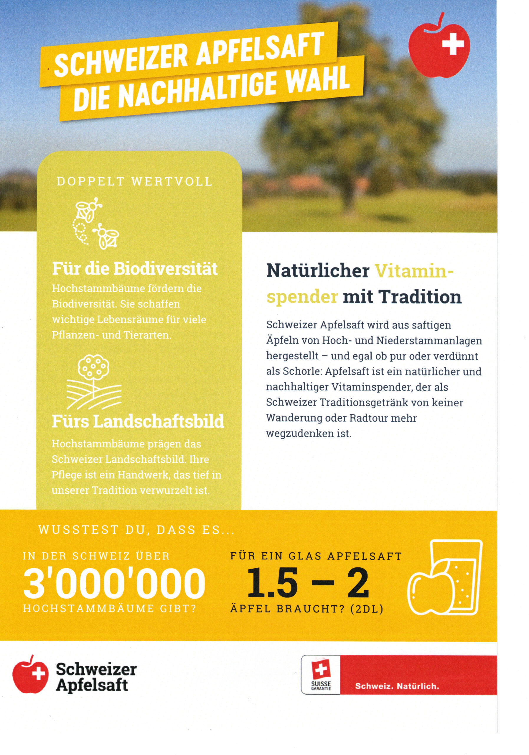 Apfelsaft Nachhaltigkeit 1